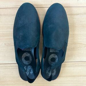 Sorel Women’s Shimmer Black Slip-On Leather Loafers